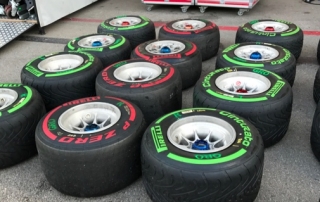 Infrografía de pirelli con los datos de la carrera