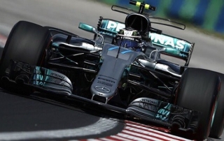 mercedes saldra desde la segunda linea en hungria