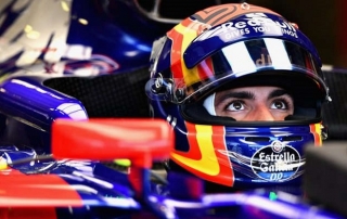 Sainz, la de cal, y Daniil Kvyat, la de arena, en Toro Rosso