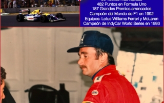 Nigel Mansell Campeón Mundial de F1 en 1992