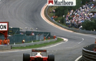 Eau Rouge, la curva donde Ayrton Senna hablaba con Dios.