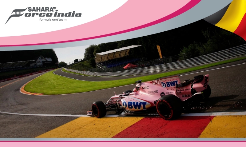 Discreto reinicio de actividades de Force India en Spa.
