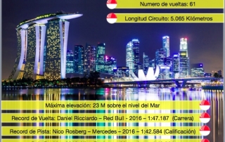 Datos y Records del trazado de Marina Bay en el GP de Singapur.