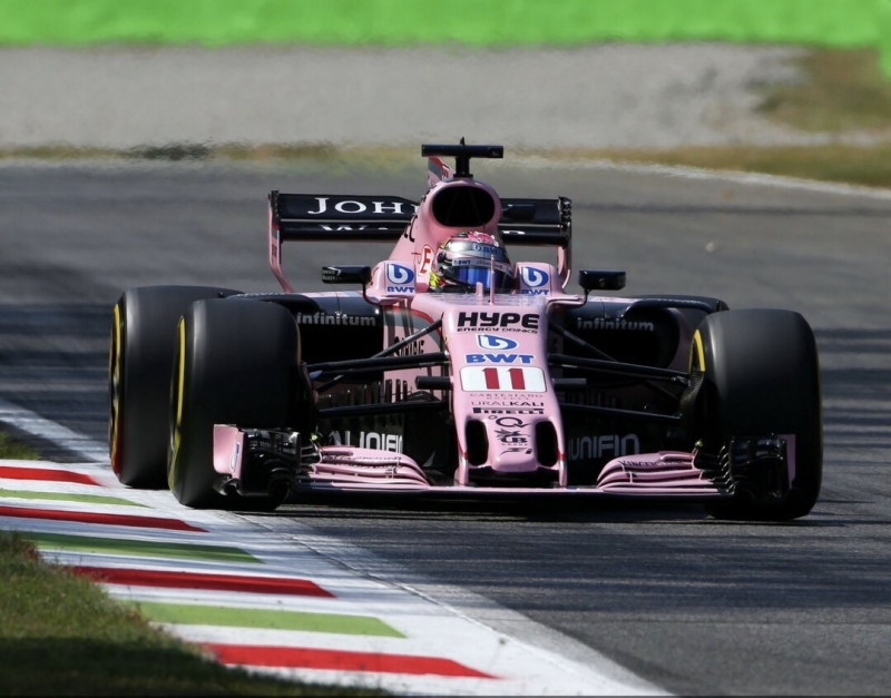 Force India consigue 10 carreras con puntuación doble en GP de Italia.