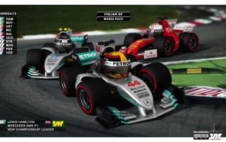 Lewis Hamilton ganador del G.P. de Italia en Monza