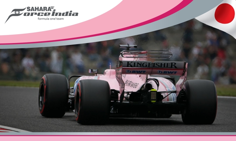Force India sale en 5º y 7º en la grilla del GP de Japón 2017. @omarketingf1