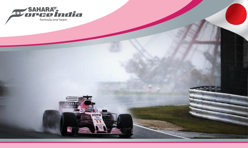 Force India Cantando bajo la lluvia en Suzuka. @omarketingf1