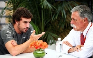 Chase Carey desea ver a Alonso "luchando por podios"