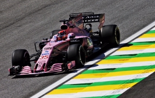 George Russell joven promesa prueba el Force India en Interlagos. @omarketingf1