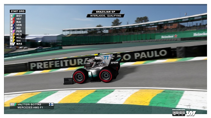 Valtteri Bottas se lleva la Pole Position en Interlagos