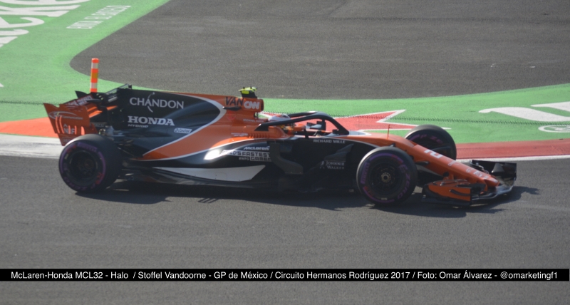 pruebas del halo. McLaren-Honda 2017. Foto: @omarketingf1