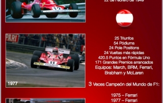 Infografia Niki Lauda El Ave Fenix @omarketingf1