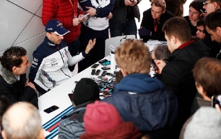 Kubica en rueda de prensa