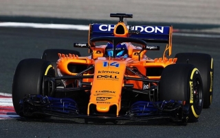 Alonso da sus primeras impresiones sobre el MCL33 tras rodar en el Circuito de Navarra
