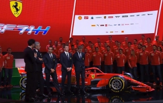 Desde Maranello llega el SF71H. Il nuovo cavallino que servirá de montura para Sebastian Vettel y Kimi Raikkonen en 2018.