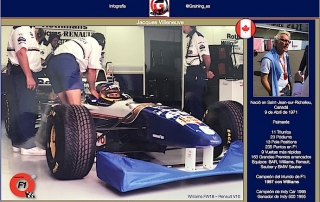 Un día como hoy en 1971 nació Jacques Villeneuve Campeón del Mundo F1 1997.