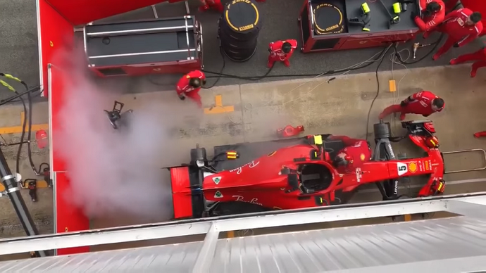 La FIA insiste en la legalidad en la quema de aceite en Ferrari