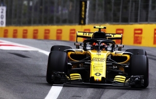 Sainz delante de Hülkenberg, ambos entre los diez primeros en Bakú