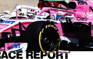 Blanco y negro para el equipo rosa en el GP de España