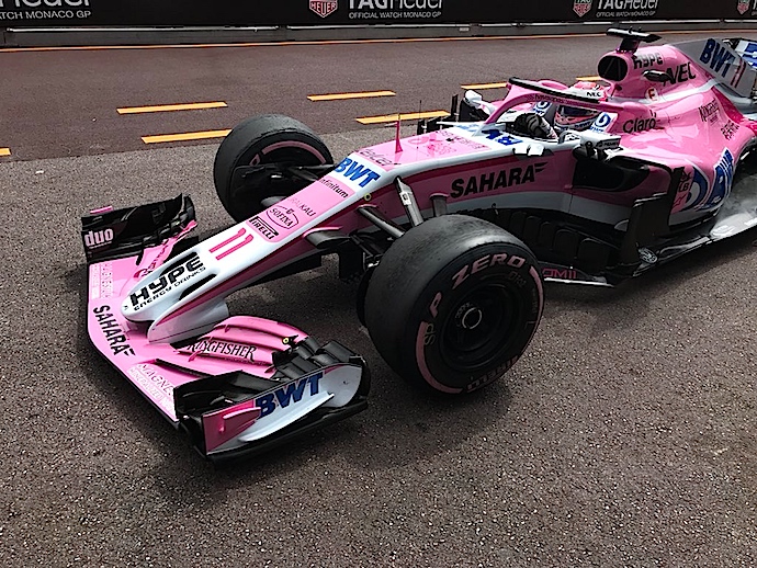 Jueves en Mónaco - Force India roza el top 10 calzando rosa