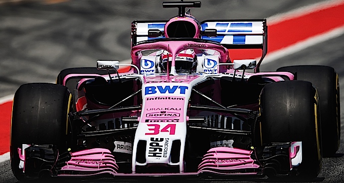 Mazepin cumple con Force India y termina P5 en segundo día de pruebas en Montmeló