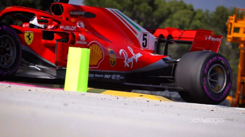 Viernes en Francia-Ferrari optimistas de cara al sábado