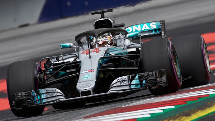 Sábado en Austria-Mercedes: Bottas asombra, Hamilton a 19 milésimas