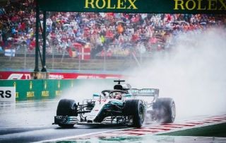 Hamilton el más rápido bajo la tormenta del Hungaroring