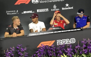 Räikkönen protagonista en la rueda de prensa de pilotos