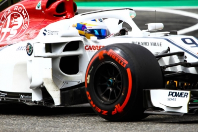 sabado en italia sauber un dia frustrante