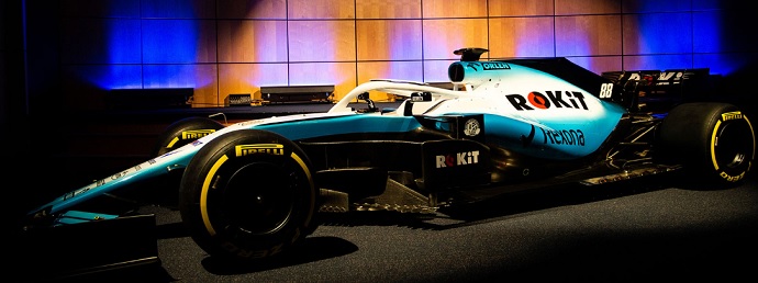 Williams se alia con ROKit para 2019: Así ha lucido el nuevo FW42