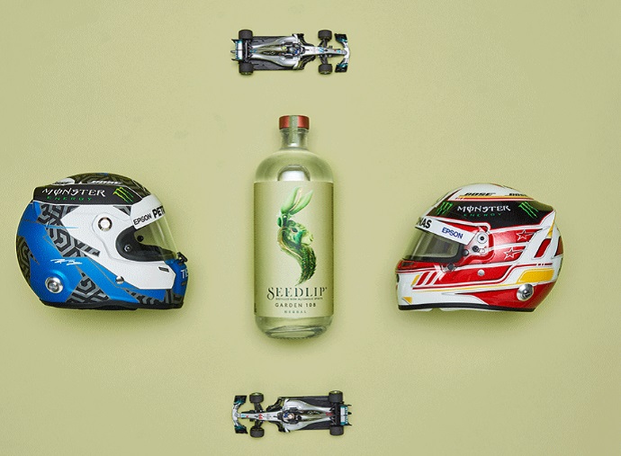 Mercedes anuncia un nuevo aliado: Seedlip, una marca de bebidas naturales
