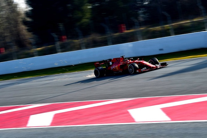 Test en Barcelona - Día 4 - Ferrari: Leclerc finaliza con un día sólido