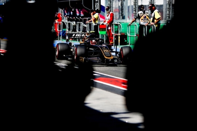 viernes en australia haas buen primer dia