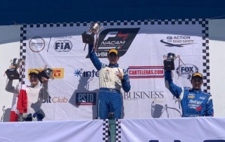 Triplete de Manuel Sulaimán, amo absoluto del GP de Monterrey en la F4 NACAM
