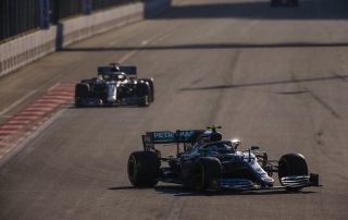 Domingo en Azerbaiyán - Mercedes: Siguen intratables