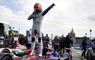 Frinjs brilla en un húmedo París ePrix