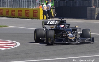 viernes en canada haas mostrando su buena forma