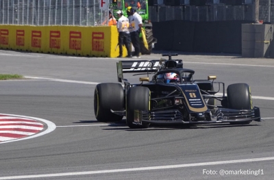 viernes en canada haas mostrando su buena forma