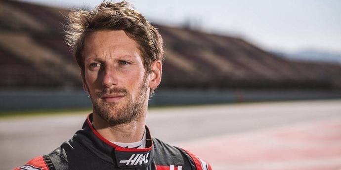 Grosjean: “Hay carreras en las que aprietas al 50%”