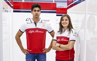 Tatiana Calderón y Juan Manuel Correa participarán en un test con Alfa Romeo en Paul Ricard
