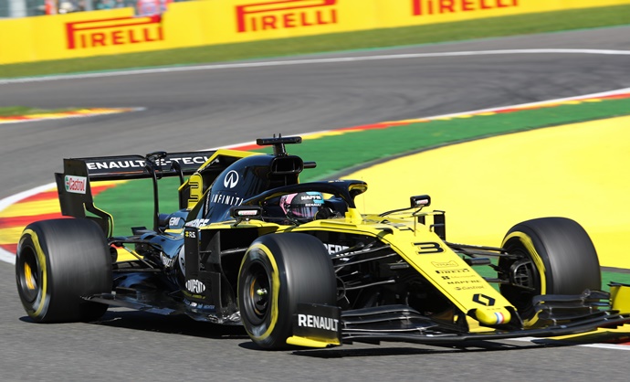 Viernes en Bélgica - Renault: Día productivo, pero con penalización de cara al domingo