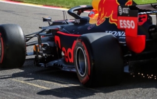 Domingo en Bélgica - Red Bull: Albon sorprende y Verstappen decepciona