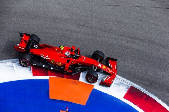 Libres en Rusia: Leclerc muy fuerte lidera la primera sesión y sólo se ve superado por Verstappen en los Libres 2