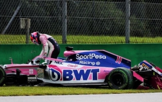 Viernes en Italia - Racing Point: Las Panteras Rosas inician complicadas en el 1er. día de ensayos en Monza