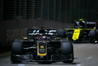 domingo en singapur haas cerca de los puntos