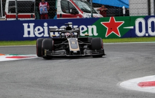 viernes en italia haas test en la lluvia