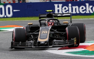 viernes en italia haas test en la lluvia