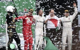 Vettel molesto con la ceremonia del podio de México