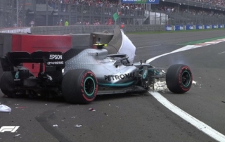 Sábado en México - Mercedes: Hamilton cede y Bottas se estampa